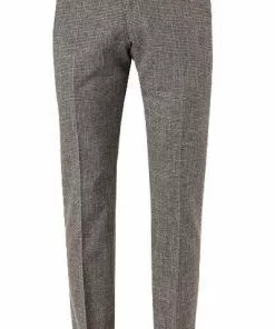 ROY ROBSON 000041471021700+001041471232500/A250 Anzug, Slim Fit, Schurwolle-Leinen, Braun kariert, Beige-khaki -Anzüge & Westen Geschäft 367342 norm7