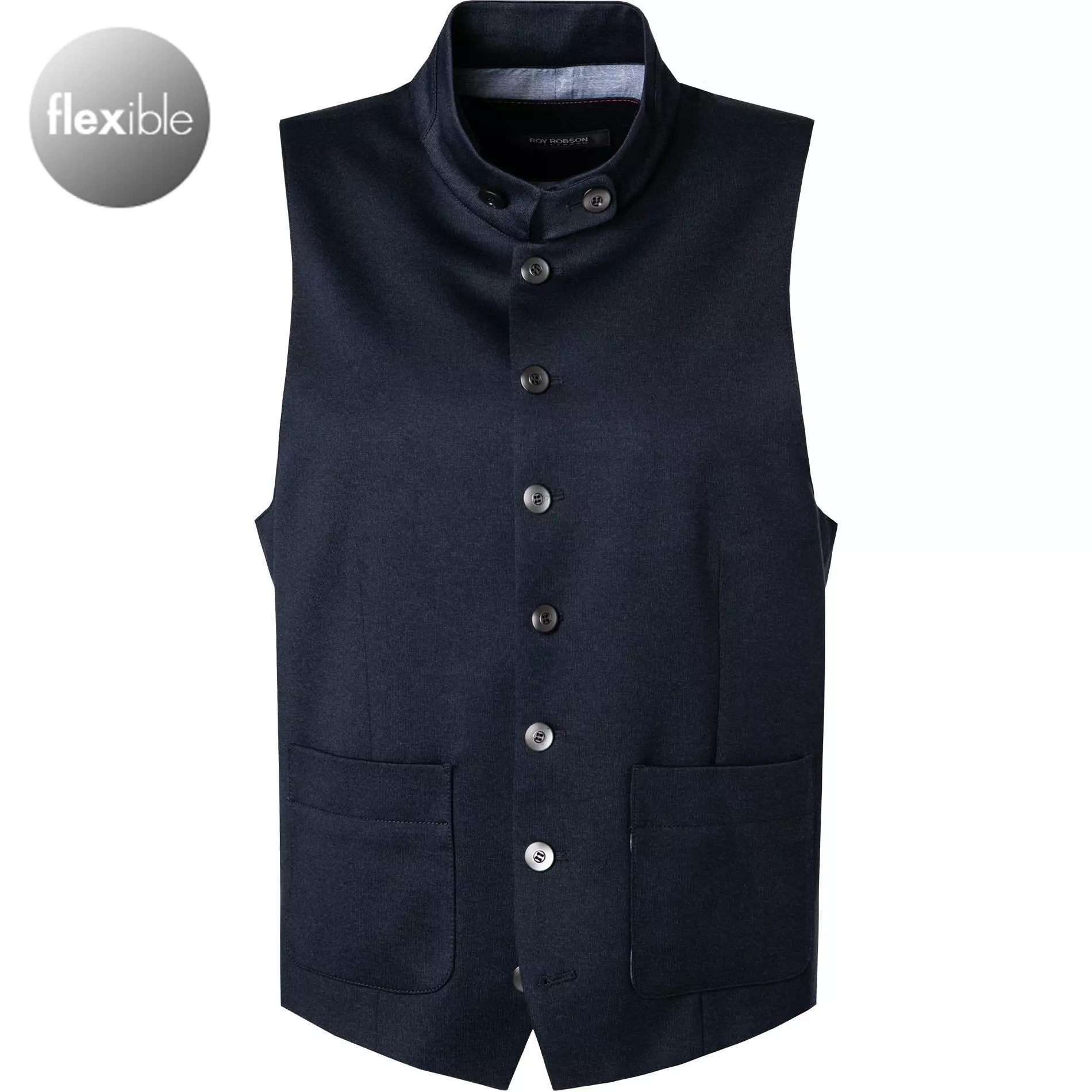ROY ROBSON Weste 005045341785800/A410 Mikrofaser, Marineblau meliert, Marine 3 ROY ROBSON Weste 005045341785800/A410 Mikrofaser, Marineblau meliert, Marine
