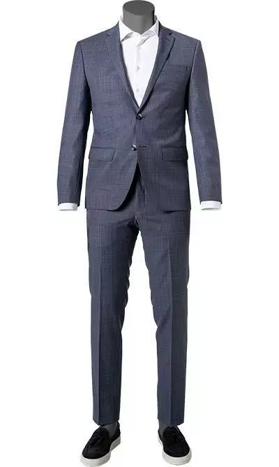 Daniel Hechter Anzug 40208+40250/100129/620 Modern Fit, Schurwoll-Stretch, Bleu , Hellblau 4 Daniel Hechter Anzug 40208+40250/100129/620 Modern Fit, Schurwoll-Stretch, Bleu , Hellblau – Bild 2