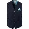 BOB Weste SHOP403 T403/navy Baumwolle-Leinen -Anzüge & Westen Geschäft 369343 master