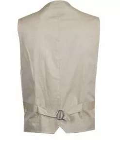 BOB Weste SHOP403 T403/sabbia Baumwolle-Leinen, Beige -Anzüge & Westen Geschäft 369344 norm2