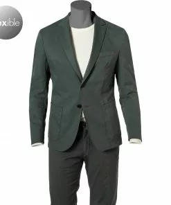 BOSS Sakko Nolvay 50453717/301 Slim Fit, Mikrofaser ungefüttert, Dunkelgrün , Dunkelgrün