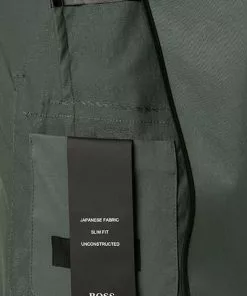 BOSS Sakko Nolvay 50453717/301 Slim Fit, Mikrofaser ungefüttert, Dunkelgrün , Dunkelgrün -Anzüge & Westen Geschäft 369693 norm5