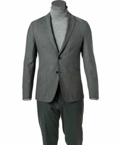 BOSS Sakko Nolway 50453758/447 Sakko Nolvay, Slim Fit, Schurwolle ungefüttert, Grau-türkis, Türkis-grau
