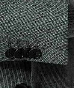 BOSS Sakko Nolway 50453758/447 Sakko Nolvay, Slim Fit, Schurwolle ungefüttert, Grau-türkis, Türkis-grau -Anzüge & Westen Geschäft 369694 norm4