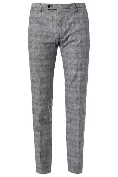 CINQUE Hose Cibravo 2123-6118/68 Baumwolle-Leinen, Blau-beige kariert , Blau-beige 5 CINQUE Hose Cibravo 2123-6118/68 Baumwolle-Leinen, Blau-beige kariert , Blau-beige – Bild 3