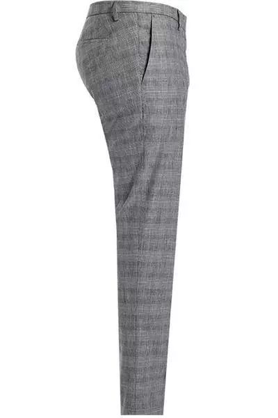 CINQUE Hose Cibravo 2123-6118/68 Baumwolle-Leinen, Blau-beige kariert , Blau-beige 6 CINQUE Hose Cibravo 2123-6118/68 Baumwolle-Leinen, Blau-beige kariert , Blau-beige – Bild 4