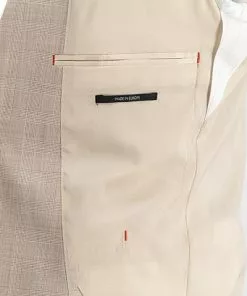 CINQUE Anzug Ciconti 2275+2175-6168/22 Schurwoll-Stretch, Beige kariert, Beige -Anzüge & Westen Geschäft 369968 norm5