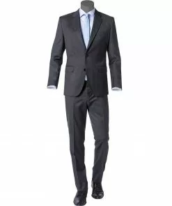 BOSS Anzug Johnstons/Lenon 50318521+50318825/021 Anzug Johnstons-Lenon, Regular Fit, Schurwolle Super120 GUABELLO, Anthrazit, Dark grey