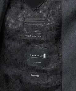 BOSS Anzug Johnstons/Lenon 50318521+50318825/021 Anzug Johnstons-Lenon, Regular Fit, Schurwolle Super120 GUABELLO, Anthrazit, Dark grey -Anzüge & Westen Geschäft 370337 norm4