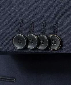 BOSS Anzug Johnstons/Lenon 50318521+50318825/401 Anzug Johnstons-Lenon, Regular Fit, Schurwolle Super120 GUABELLO, Dunkelblau, Dark blue -Anzüge & Westen Geschäft 370339 norm3