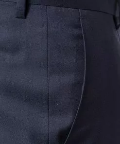 BOSS Anzug Johnstons/Lenon 50318521+50318825/401 Anzug Johnstons-Lenon, Regular Fit, Schurwolle Super120 GUABELLO, Dunkelblau, Dark blue -Anzüge & Westen Geschäft 370339 norm7