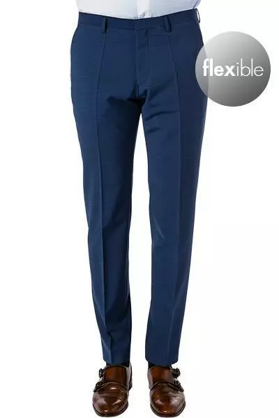 ROY ROBSON Hose S01050391083200/A410 Extra Slim Fit, Schurwoll-Stretch, Navy meliert, Navy 4 ROY ROBSON Hose S01050391083200/A410 Extra Slim Fit, Schurwoll-Stretch, Navy meliert, Navy – Bild 2