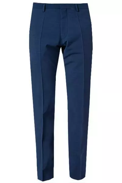 ROY ROBSON Hose S01050391083200/A410 Extra Slim Fit, Schurwoll-Stretch, Navy meliert, Navy 5 ROY ROBSON Hose S01050391083200/A410 Extra Slim Fit, Schurwoll-Stretch, Navy meliert, Navy – Bild 3