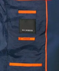 ROY ROBSON Anzug S00050391080900+1083200/A410 Extra Slim Fit, Schurwoll-Stretch, Navy meliert, Navy -Anzüge & Westen Geschäft 370978 norm6