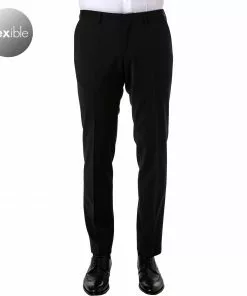 ROY ROBSON Hose S01050461083200/A001 Extra Slim Fit, Schurwolle, Schwarz