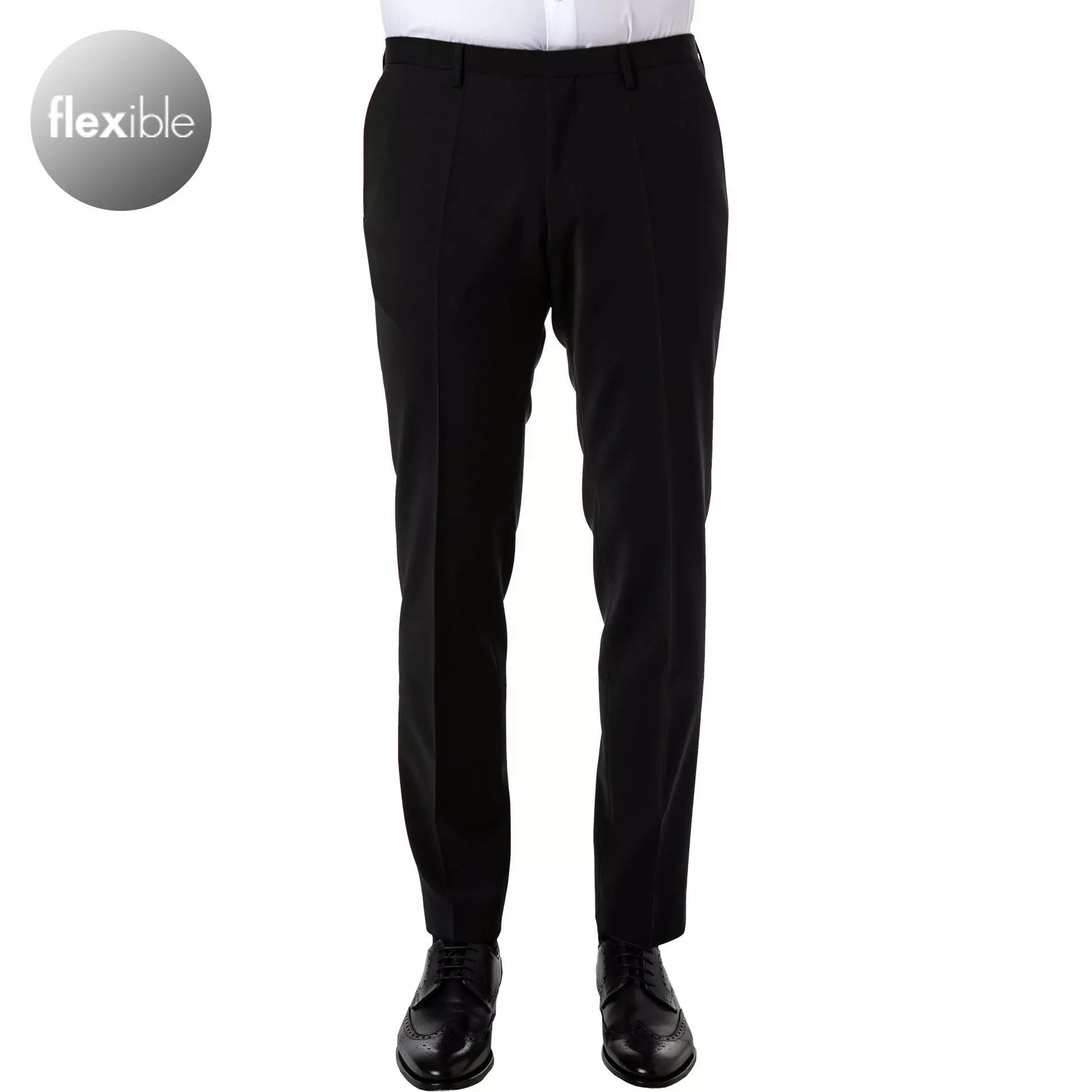 ROY ROBSON Hose S01050461083200/A001 Extra Slim Fit, Schurwolle, Schwarz 3 ROY ROBSON Hose S01050461083200/A001 Extra Slim Fit, Schurwolle, Schwarz