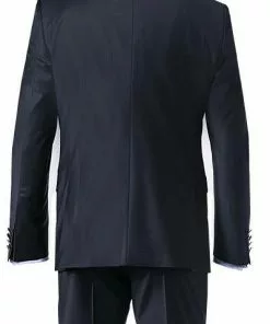 DIGEL Anzug 1009342/120210+114001/20 Modern Fit, Schurwolle, Nachtblau -Anzüge & Westen Geschäft 371886 norm5