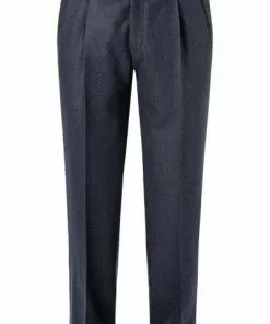 HILTL Hose Milano-U 42053/33802/42 Hose Milano U, Classic Fit, Flanell, Nachtblau meliert, Nachtblau -Anzüge & Westen Geschäft 372235 norm2
