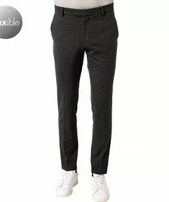 JOOP! Hose Gun 30028778/030 Extra Slim Fit, Jersey, Dunkelgrau meliert, Dunkelgrau