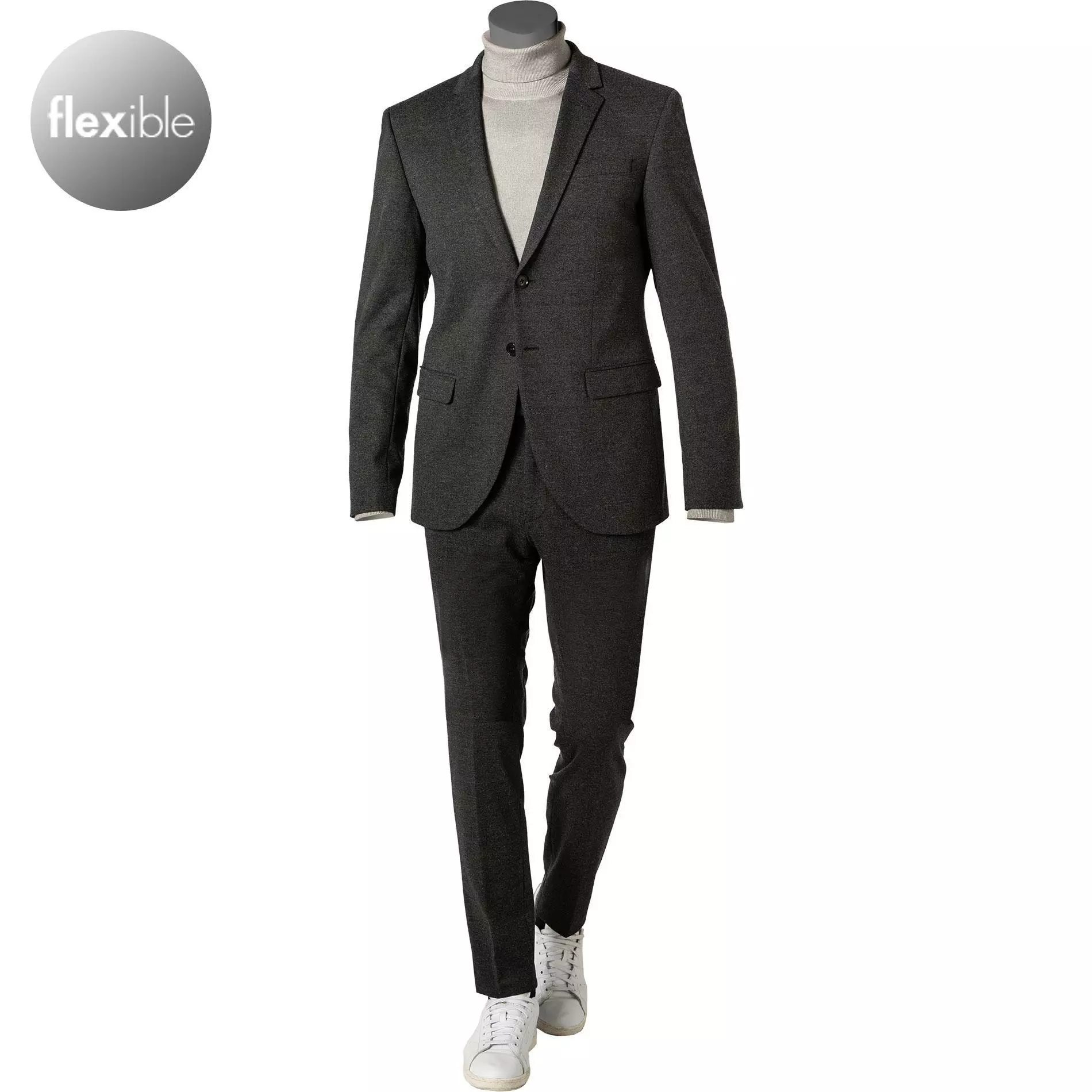 JOOP! Anzug Damon/Gun 30028777+8/030 Extra Slim Fit, Dunkelgrau meliert, Dunkelgrau 3 JOOP! Anzug Damon/Gun 30028777+8/030 Extra Slim Fit, Dunkelgrau meliert, Dunkelgrau