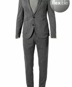 CINQUE Anzug Ciuno 2268+2186-7197/68 Jersey, Grau-schwarz kariert, Grau-schwarz -Anzüge & Westen Geschäft 372808 norm