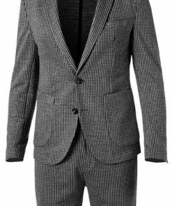 CINQUE Anzug Ciuno 2268+2186-7197/68 Jersey, Grau-schwarz kariert, Grau-schwarz -Anzüge & Westen Geschäft 372808 norm2