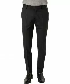KARL LAGERFELD Hose 255052/10/512083/990 Schurwolle, Schwarz