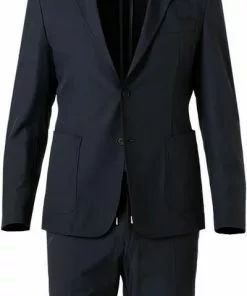 BOSS Anzug Hanry-Genius 50460650+671/402 Reise-Anzug Hanry-Genius, Slim Fit, MIkrofaser-Stretch, Dunkelblau -Anzüge & Westen Geschäft 373899 norm2