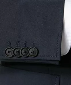 BOSS Anzug Hanry-Genius 50460650+671/402 Reise-Anzug Hanry-Genius, Slim Fit, MIkrofaser-Stretch, Dunkelblau -Anzüge & Westen Geschäft 373899 norm4