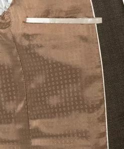 BOSS Anzug Huge-Genius 50460491+474/308 Slim Fit, Schurwolle, Braun meliert, Braun -Anzüge & Westen Geschäft 373919 norm6