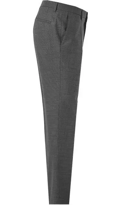 BOSS Anzug Huge-Genius 50460491+474/030 Slim Fit, Schurwolle, Grau meliert, Grau 11 BOSS Anzug Huge-Genius 50460491+474/030 Slim Fit, Schurwolle, Grau meliert, Grau – Bild 9