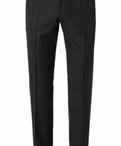 BOSS Anzug Huge-Genius 50460491+474/001 Slim Fit, Schurwolle, Schwarz meliert, Schwarz -Anzüge & Westen Geschäft 373921 norm7