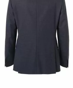 BOSS Anzug Huge-Genius 50460491+474/404 Slim Fit, Schurwolle, Dunkelblau meliert, Dunkelblau -Anzüge & Westen Geschäft 373922 norm3