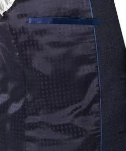 BOSS Anzug Huge-Genius 50460491+474/404 Slim Fit, Schurwolle, Dunkelblau meliert, Dunkelblau -Anzüge & Westen Geschäft 373922 norm6