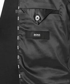 BOSS Anzug Jasper-Leon 50460567+62593/001 Regular Fit, Jersey, Schwarz -Anzüge & Westen Geschäft 373929 norm5