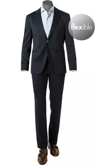 BOSS Anzug Jasper-Leon 50460567+62593/404 Regular Fit, Jersey, Dunkelblau, Nachtblau 4 BOSS Anzug Jasper-Leon 50460567+62593/404 Regular Fit, Jersey, Dunkelblau, Nachtblau – Bild 2