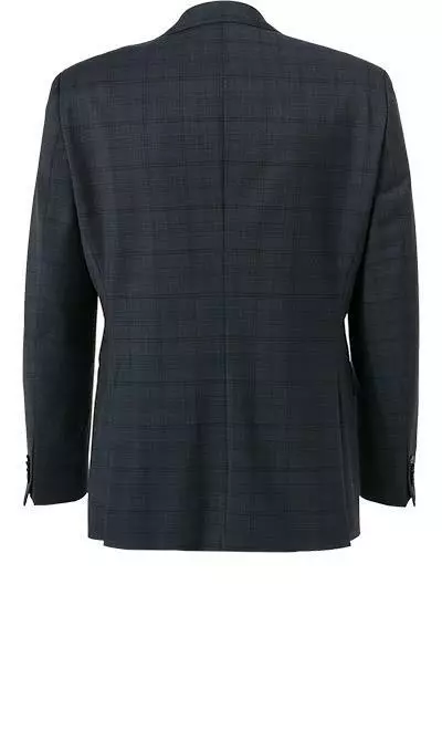 BOSS Anzug Jasper-Leon 50442567+574/410 Regular Fit, Navy kariert, Navy 6 BOSS Anzug Jasper-Leon 50442567+574/410 Regular Fit, Navy kariert, Navy – Bild 4