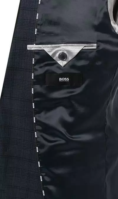 BOSS Anzug Jasper-Leon 50442567+574/410 Regular Fit, Navy kariert, Navy 8 BOSS Anzug Jasper-Leon 50442567+574/410 Regular Fit, Navy kariert, Navy – Bild 6
