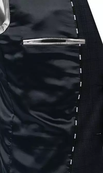 BOSS Anzug Jasper-Leon 50442567+574/410 Regular Fit, Navy kariert, Navy 9 BOSS Anzug Jasper-Leon 50442567+574/410 Regular Fit, Navy kariert, Navy – Bild 7