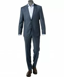 BOSS Anzug Jasper-Leon 50460512+489/420 Regular Fit, Reine Schurwolle, Blau , Blau