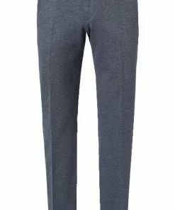 BOSS Anzug Jasper-Leon 50460589+62612/407 Regular Fit, Jersey halbgefüttert, Mittelblau meliert, Blau -Anzüge & Westen Geschäft 373943 norm7