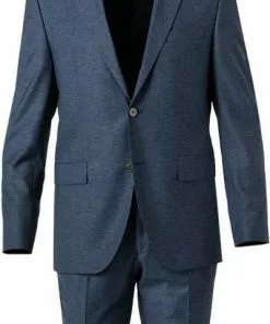BOSS Anzug Jasper-Leon 50460507+516/425 Regular Fit, Schurwolle, Blau meliert, Blau -Anzüge & Westen Geschäft 373951 norm2