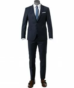 JOOP! Anzug Herby-Blayr 30029133+29135/405 Slim Fit, Schurwolle, Marine