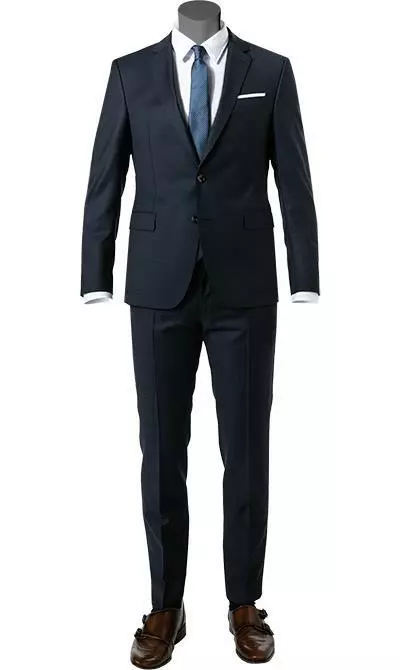 JOOP! Anzug Herby-Blayr 30029133+29135/405 Slim Fit, Schurwolle, Marine 4 JOOP! Anzug Herby-Blayr 30029133+29135/405 Slim Fit, Schurwolle, Marine – Bild 2