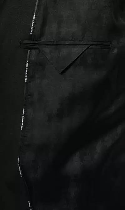 KARL LAGERFELD Anzug 155502+255055/10/512083 Schurwoll-Stretch, Schwarz 8 KARL LAGERFELD Anzug 155502+255055/10/512083 Schurwoll-Stretch, Schwarz – Bild 6