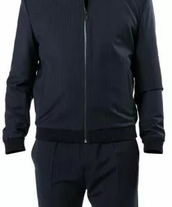 HUGO Anzug Ukashi/Howard 50458371+295/405 Anzug Ukashi-Howard, Extra Slim Fit, Schurwoll-Stretch, Dunkelblau gestreift, Dunkelblau -Anzüge & Westen Geschäft 374731 norm2