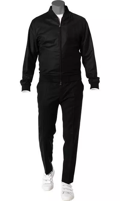 BOSS Anzug Hanry/Genius 50458797+788/001 Anzug Hanry-Genius, Slim Fit, Schurwoll-Stretch, Schwarz 4 BOSS Anzug Hanry/Genius 50458797+788/001 Anzug Hanry-Genius, Slim Fit, Schurwoll-Stretch, Schwarz – Bild 2