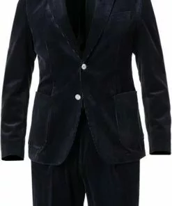 BOSS Anzug Hanry-Perin 50460031+58977/404 Slim Fit, Cord, Dunkelblau -Anzüge & Westen Geschäft 374957 norm2
