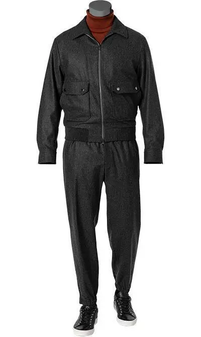 BOSS Anzug Hanry-Wing/Filipp 50458820+31/061 Anzug Hanry-Filipp, Flanell, Grau meliert, Grau 4 BOSS Anzug Hanry-Wing/Filipp 50458820+31/061 Anzug Hanry-Filipp, Flanell, Grau meliert, Grau – Bild 2